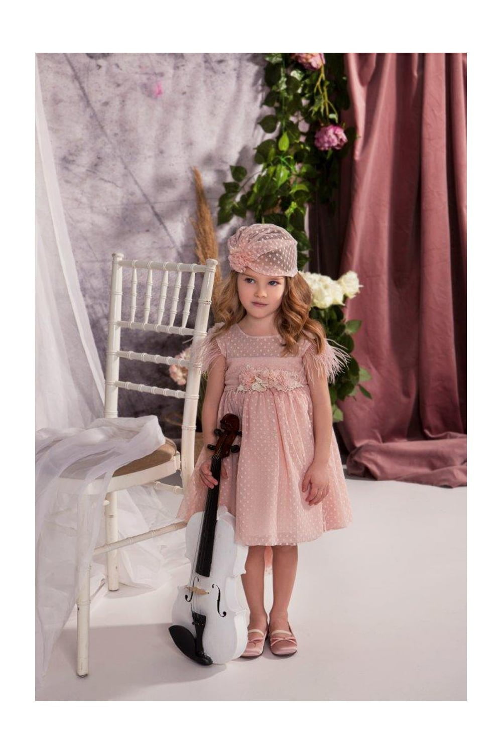 Παιδικό Βαπτιστικό Φόρεμα BABYBLOOM 120.135 Ροζ