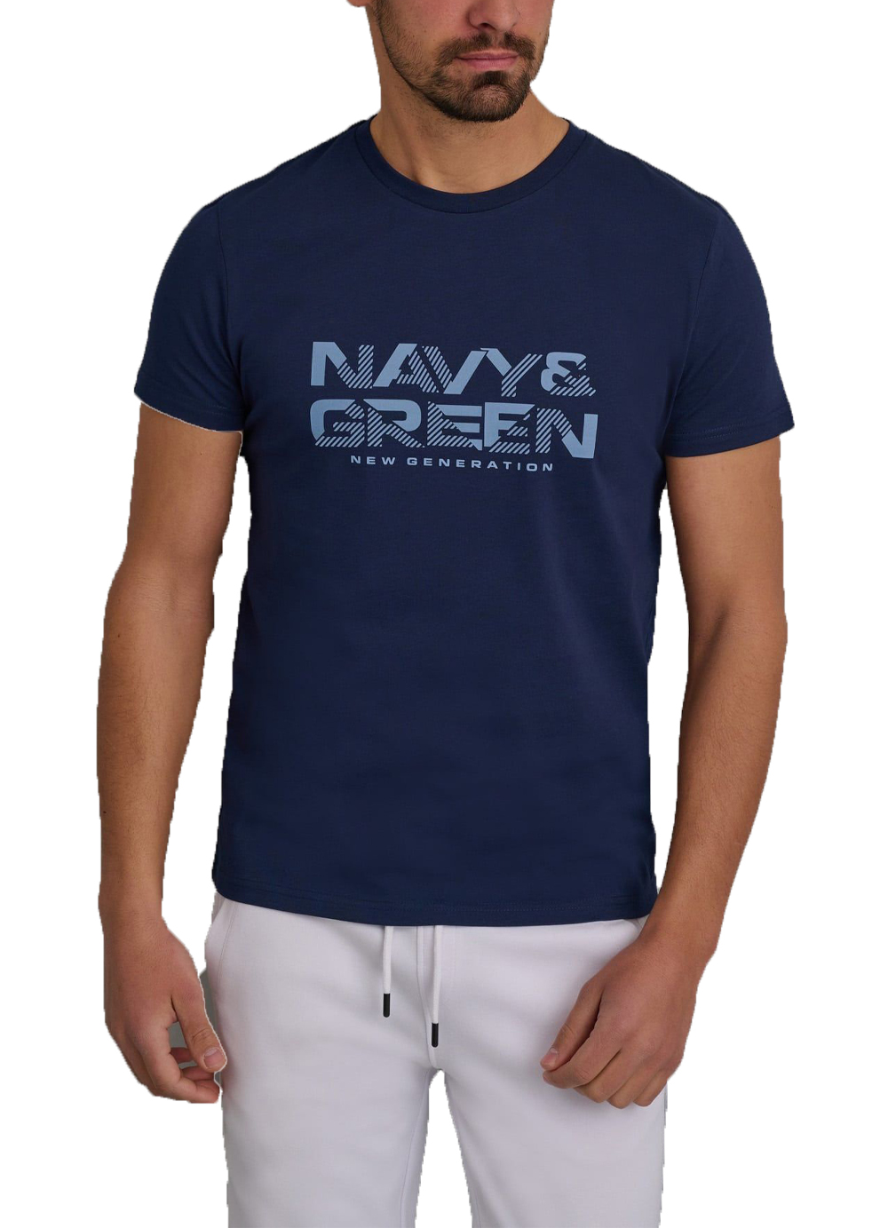 Ανδρική Μπλούζα NAVY&GREEN 24TU.211/10P Navy
