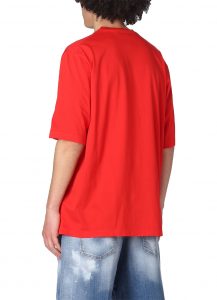 Ανδρική Μπλούζα DSQUARED S74GD1105-S22427-316 Κόκκινο