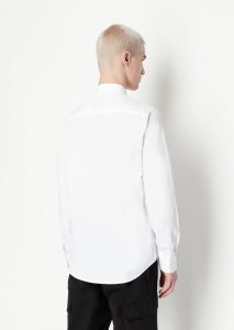 Ανδρικό πουκάμισο ARMANI EXCHANGE 3RZC01-ZNXLZ-1100 Άσπρο