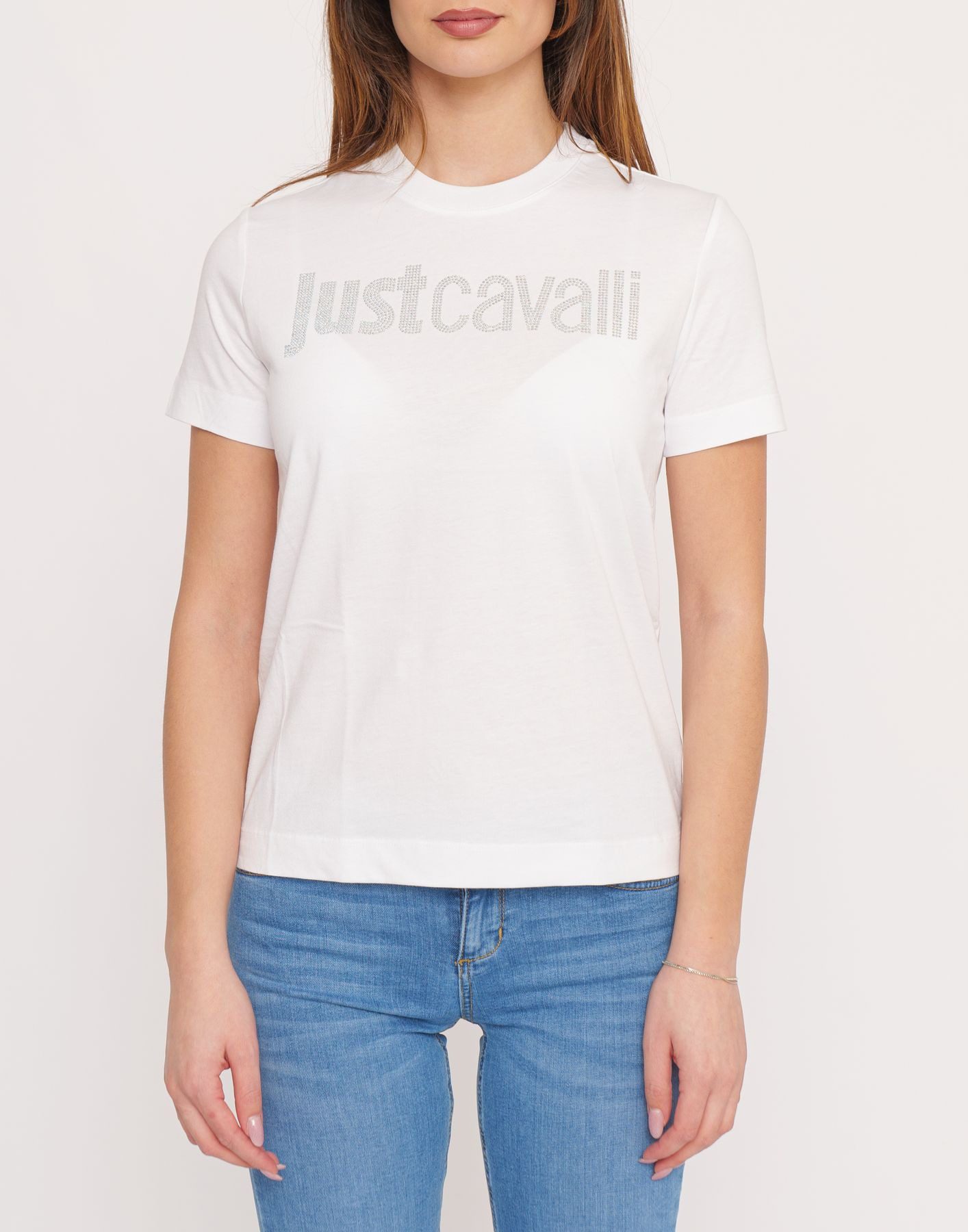Γυναικεία Μπλούζα JUST CAVALLI 74PBHE01-CJ110-003 Άσπρη