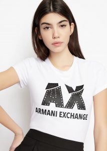 Γυναικεία Μπλούζα ARMANI EXCHANGE 8NYT86-Y8C7Z-1000 Άσπρη