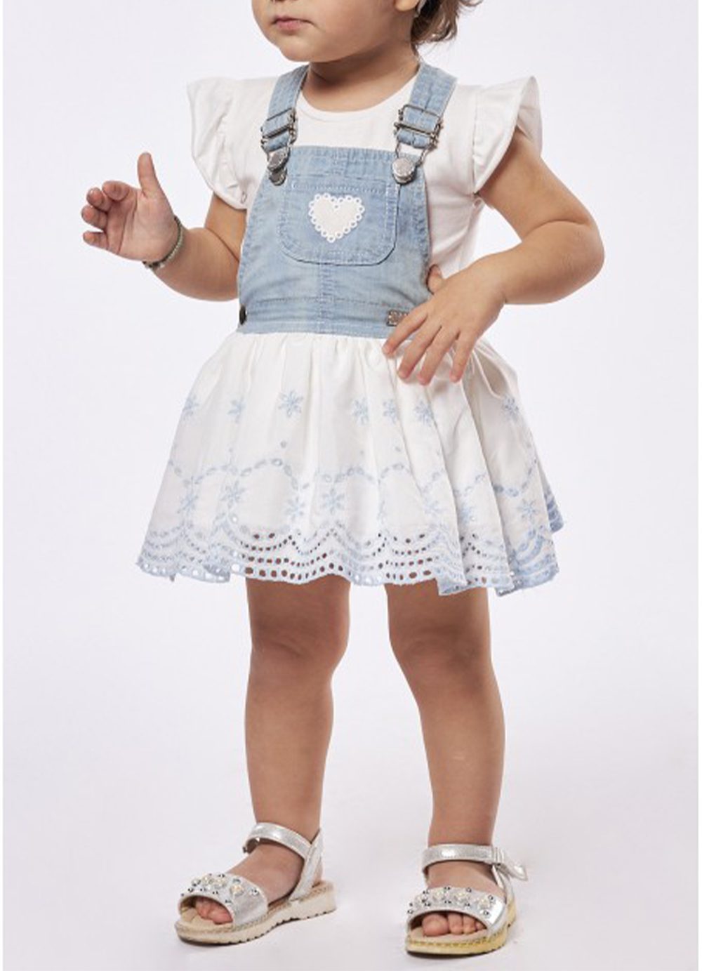 Παιδικό Σετ Φόρεμα Για Κορίτσι EBITA 238509 Άσπρο
