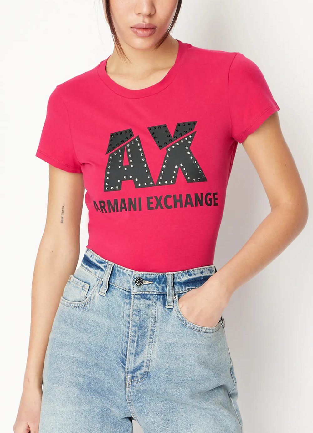 Γυναικεία Μπλούζα ARMANI EXCHANGE 8NYT86-Y8C7Z-14AP Φούξια