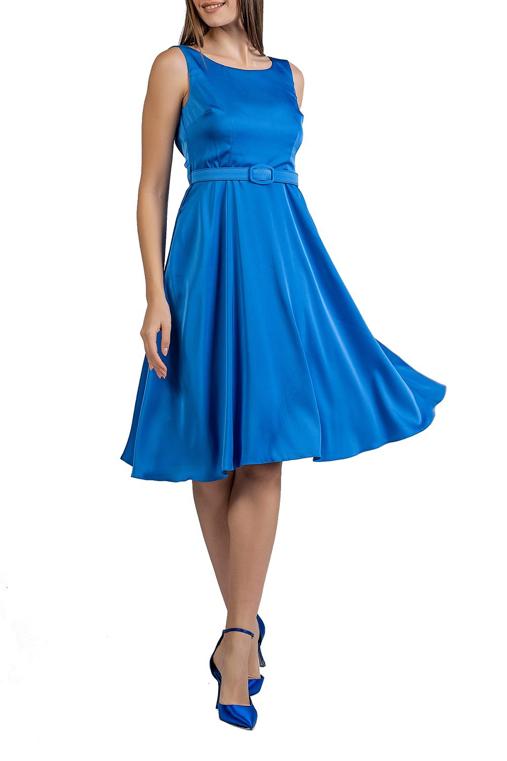 Γυναικείο Φόρεμα BELLINO 21.11.2883 Μπλε Ρουά