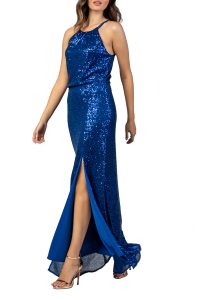 Γυναικείο Φόρεμα BELLINO 21.11.2906 Μπλε Ρουά