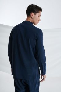 Ανδρικό πουκάμισο P/COC P-1608 Μπλε