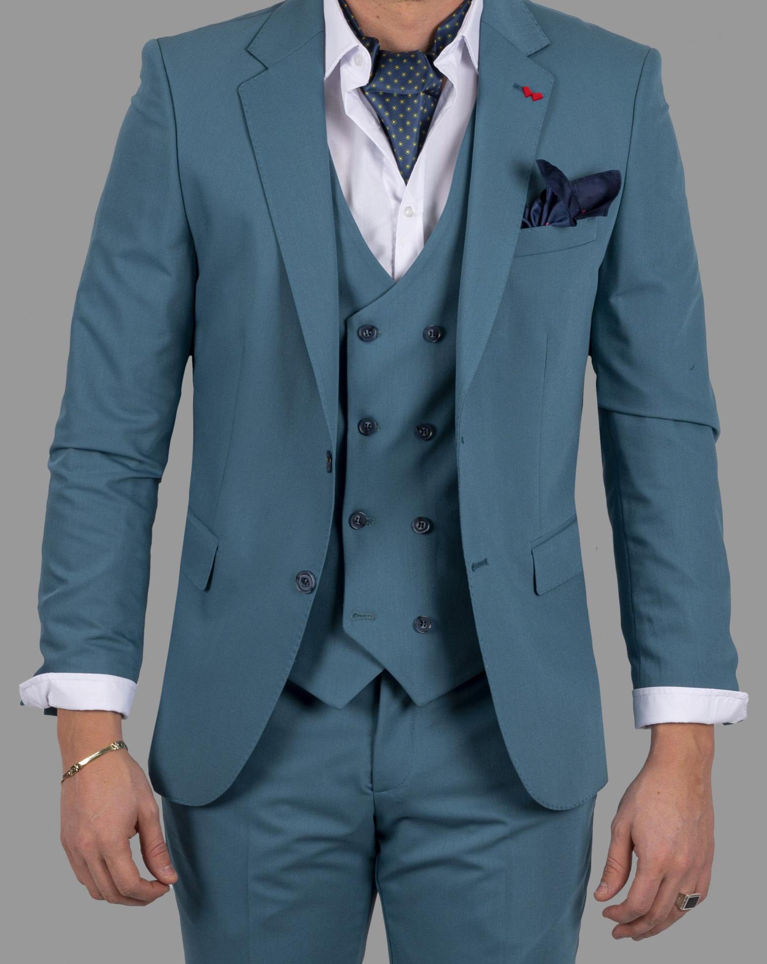 Ανδρικό Κοστούμι DEZIGN S-23122 Μπλε