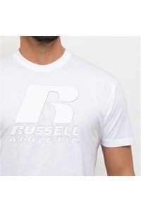 Ανδρική Μπλούζα Κοντομάνικη RUSSELL ATHLETIC A-3071-1-001 Άσπρη