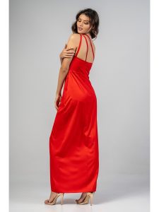 Γυναικείο Φόρεμα μακρύ BELLINO 21.11.2884 Κόκκινο