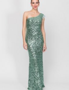 Γυναικείο Φόρεμα PERSONAL S23P109 Πράσινο