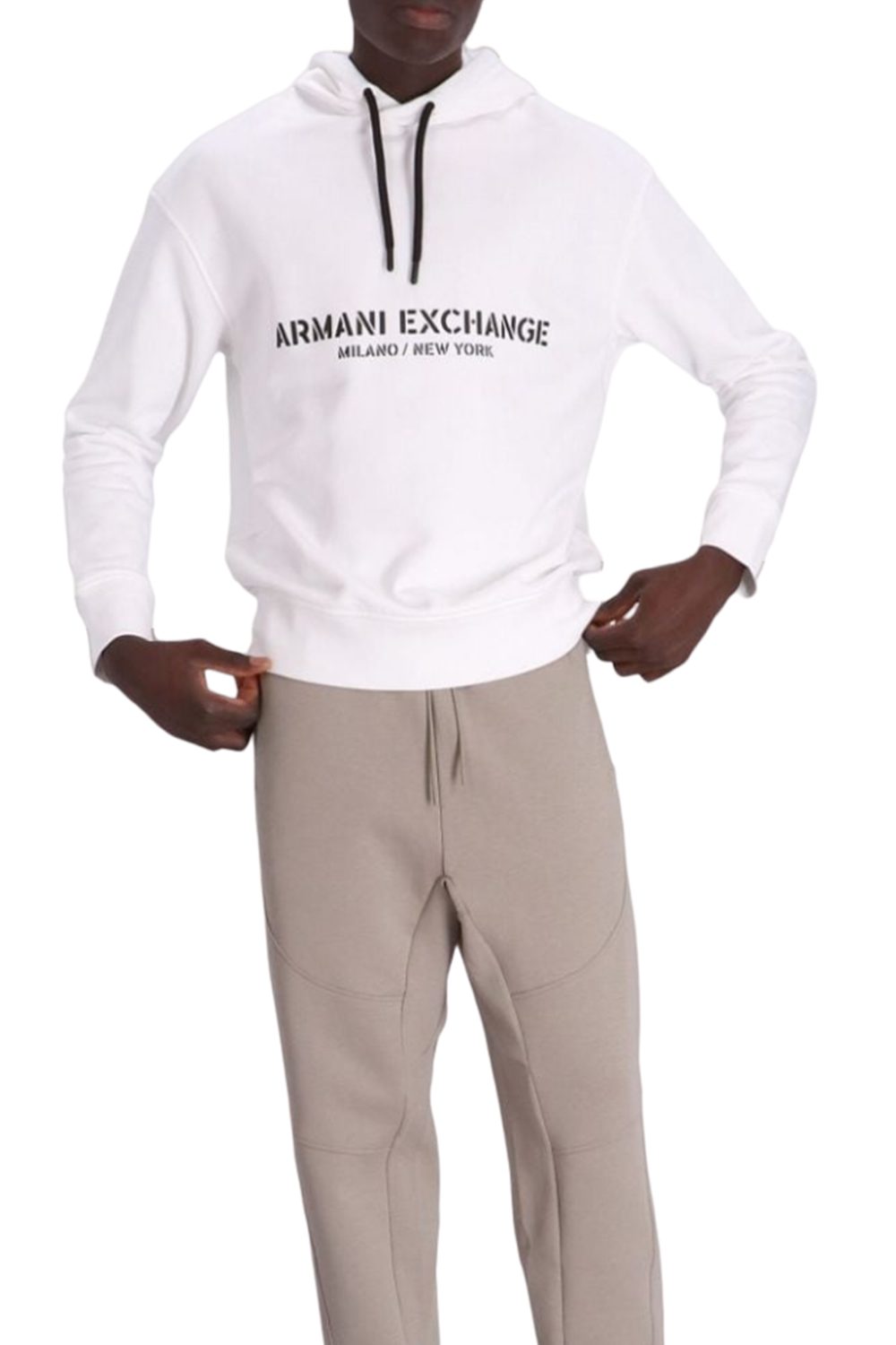 Ανδρική Μπλούζα ARMANI EXCHANGE 6RZMLEZJ4XZ-11100 Ασπρο