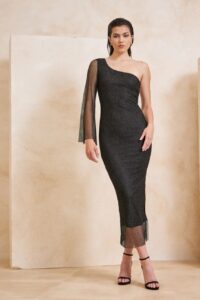 Γυναικείο Φόρεμα ENZZO 232156 Μαύρο