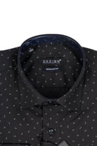 Ανδρικό πουκάμισο DEZIGN D-24442 Μαύρο