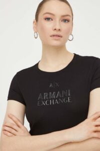 Γυναικεία Μπλούζα ARMANI EXCHANGE 3DYT11YJG3Z-1200 Μαύρο