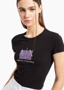 Γυναικεία Μπλούζα ARMANI EXCHANGE 3DYT51YJETZ-1200 Μαύρο