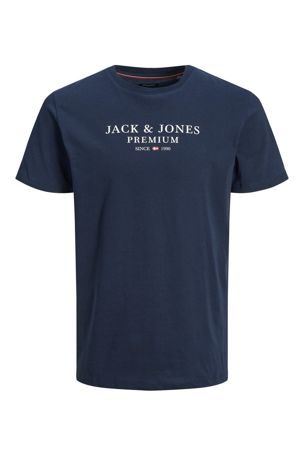 Ανδρική Κοντομάνικη Μπλούζα Jack & Jones 12217167 Navy