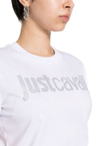 Γυναικεία Μπλούζα JUST CAVALLI 76PAHE03CJ110-003 Άσπρο
