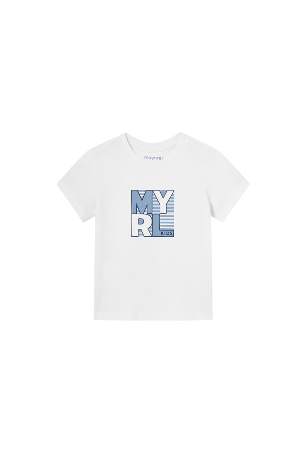 Παιδική Μπλούζα Για Αγόρι MAYORAL 24-00106-025 Άσπρο