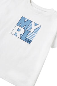 Παιδική Μπλούζα Για Αγόρι MAYORAL 24-00106-025 Άσπρο