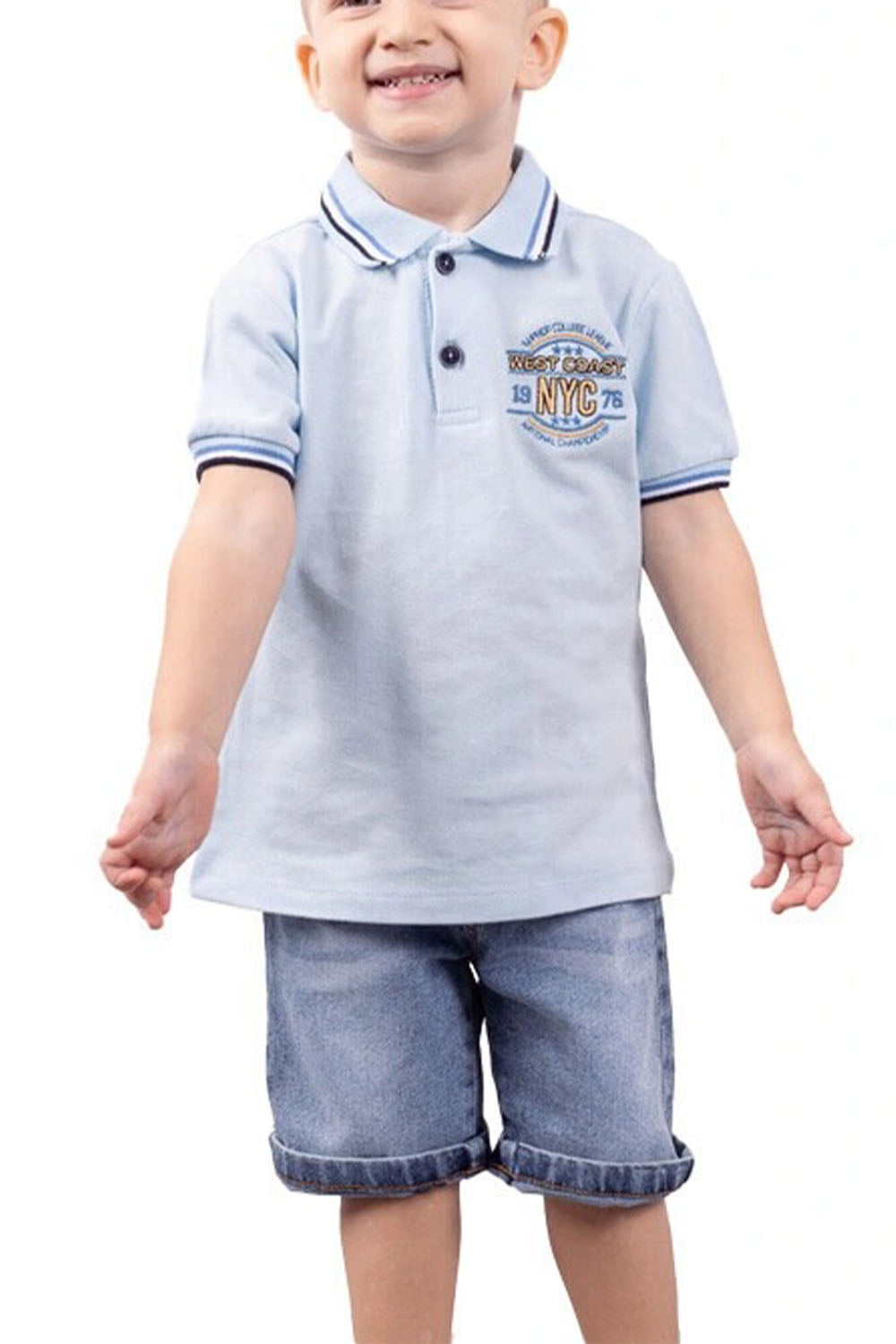 Παιδικό Σετ Μπλούζα Για Αγόρι HASHTAG 242613 Σιελ