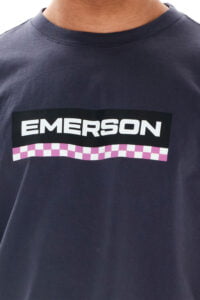 Ανδρική Μπλούζα EMERSON 241.EM33.52-STONE BLUE Μπλε
