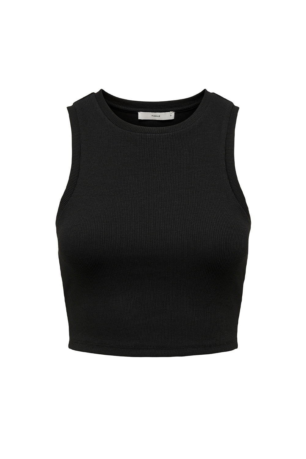 Γυναικεία Crop Top Αμάνικη Μπλούζα ONLY 15282771 Μαύρο